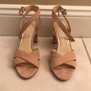 Jessica Simpson Nude Blush Heels